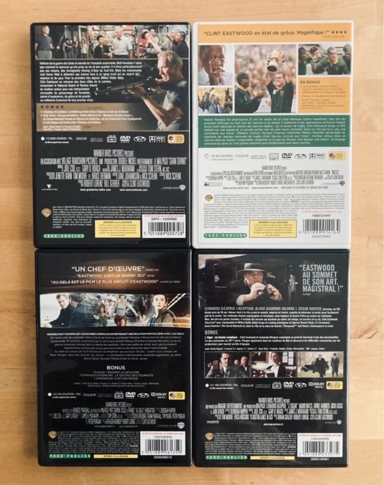 Coffret 4 DVD Clint Eastwood. – photo 4